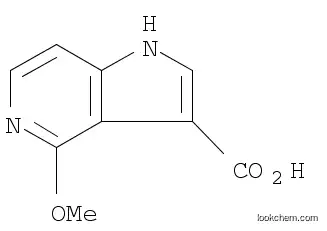 Molecular Structure of 1000341-34-3 (1H-Pyrrolo[3,2-c]pyridine-3-carboxylic  acid,  4-methoxy-)